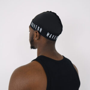 B-White Elastic Band Wavecap